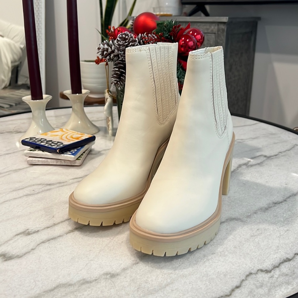 Caster H2O Booties, Dolce Vita Ivory Leather